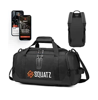 Squatz Travel Duffle Bag Pack, Foldable Overnight Bag with Compartments, Tear-Resistant Carry-On