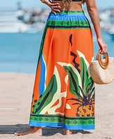 Cupshe Women's Sunset Paradise Tropical Cover-Up Sarong