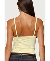Edikted Women's Chantelle Keyhole Tank Top