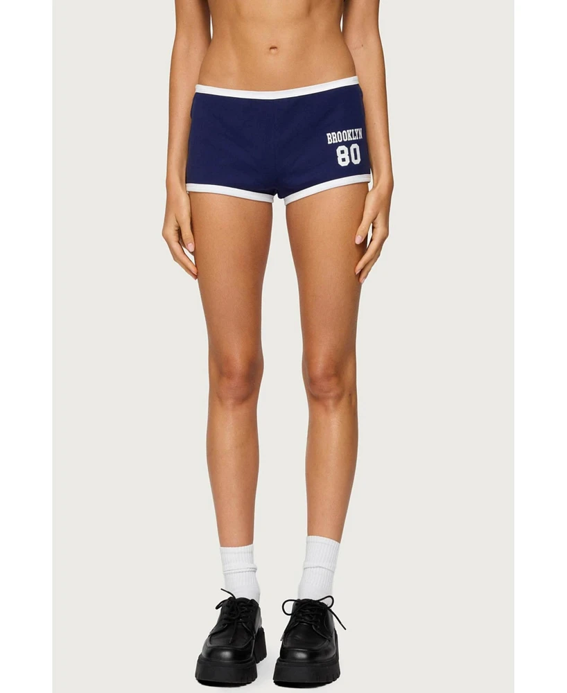 Edikted Women's Brooklyn Contrast Shorts