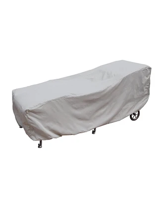 Mondawe 39"W x 84"D x 42"H Chaise Lounge Protective Cover with Elastic