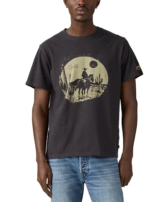 Levi's Men's Relaxed Fit Short Sleeve Desert Cowboy Crewneck T-Shirt