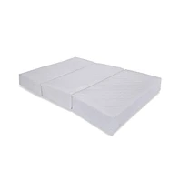 L.a. Baby, Multi-Use Waterproof Folding Portable Crib Mattress/Play Mat with Travel Carry Case, 2"