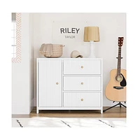 Graco Teddi Drawer Combo Dresser (White)