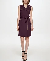 Calvin Klein Women's Scuba Crepe Sleeveless Dress