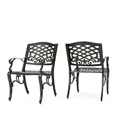 Flynama Outdoor 2 Pieces Aluminium Dining Chairs