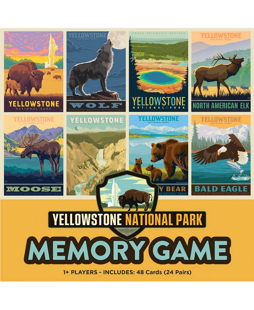 Masterpieces Yellowstone National Park Memory Game