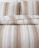 Tommy Bahama La Prisma Stripe Texture Cotton 3-Pc. Quilt Set