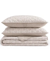 Tommy Bahama Fronds Cotton Reversible 3-Pc. Quilt Set