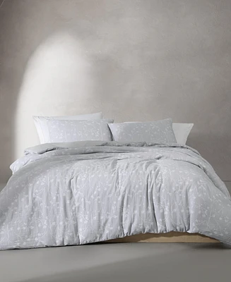 Calvin Klein Umbra Floral Cotton 3-Pc. Duvet Cover Set