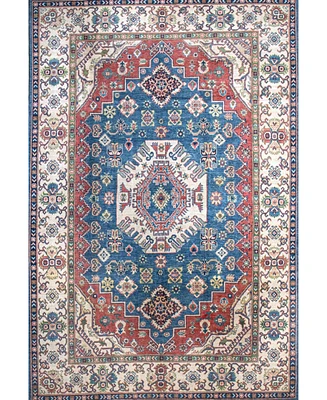 Bashian One of a Kind Pak Kazak 640499 6'6''x9'8'' Area Rug