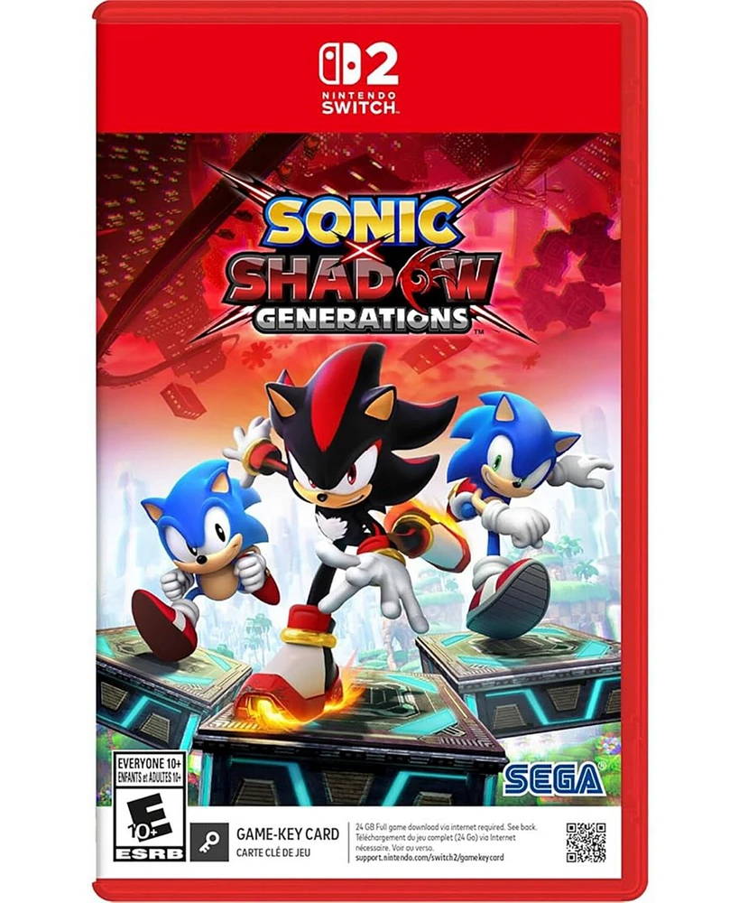 Sega Games Sonic X Shadow Generations for Nintendo Switch 2 (Game-Key Card)