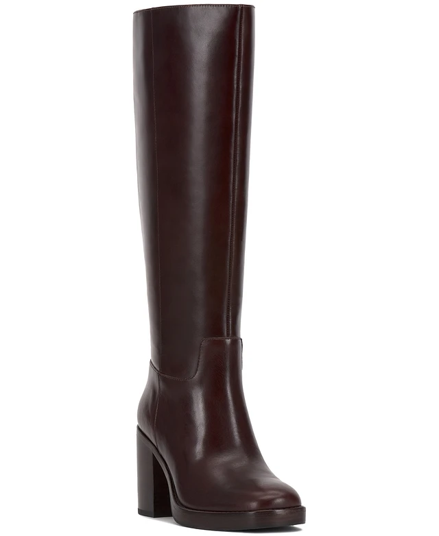 Vince Camuto Women's Gibi Narrow-Calf Platform Knee-High Boots