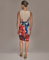 Donna Karan New York Women's Sleeveless Scuba Sheath Dress