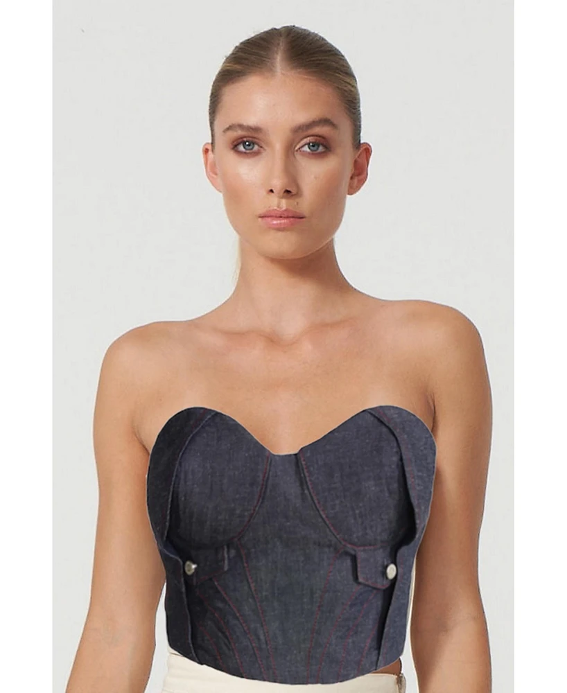 Jendue Women's Chaby Strapless Corset
