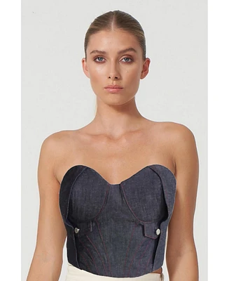 Jendue Women's Chaby Strapless Corset