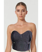 Jendue Women's Chaby Strapless Corset
