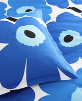 Marimekko Unikko Cotton Percale 3-Pc. Duvet Cover Set