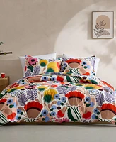 Marimekko Ojakellukka Cotton Percale 3-Pc. Comforter Set