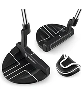 Golf Putter with Headcover 35 Inches Mallet Style Putter Right Handed