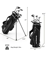 Men s Profile Complete Golf Club Package Set Includes 10 Pieces
