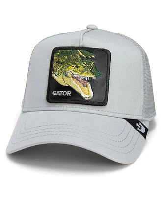Goorin Bros Men's Gray Swamp Monster Adjustable Trucker Hat