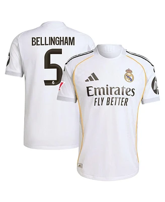 Adidas Men's Jude Bellingham White Real Madrid 2025/26 Home Authentic Jersey