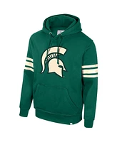 Colosseum Men's Green Michigan State Spartans Saluting Pullover Hoodie