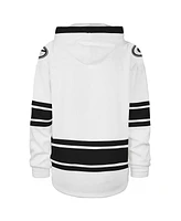 '47 Brand Men's White Green Bay Packers After Image Superior Lacer with Hood