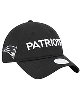 New Era Women's Black New England Patriots Cece 9TWENTY Adjustable Hat