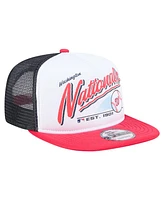 New Era Big Boys and Girls White Washington Nationals Retro 9FIFTY Snapback Hat