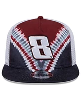 New Era Men's Black Kyle Busch Golfer Tie-Dye Snapback Hat