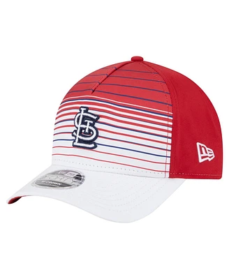 New Era Men's Red St. Louis Cardinals Gradient 9FORTY M-Crown Adjustable Hat