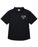 Mitchell & Ness Men's Black Lafc Full-Snap Work Shirt