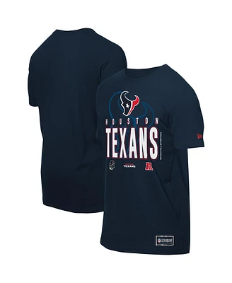 New Era Men's Navy Houston Texans 2025 Nfl Training Camp T-Shirt
