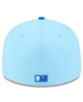 New Era Men's Light Blue/Blue Atlanta Braves 2025 Fourth of July Low Profile 59FIFTY Fitted Hat