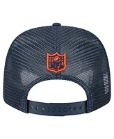 New Era Men's Navy Chicago Bears Team Collection 9SEVENTY Stretch-Snap Adjustable Hat