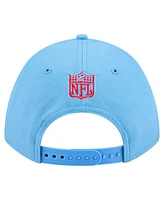 New Era Men's Light Blue Houston Oilers Team Collection 9FORTY M-Crown Adjustable Hat