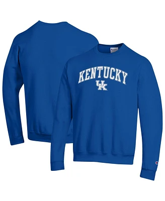 Champion Men's Royal Kentucky Wildcats Arch Over Logo Pullover Sweatshirt