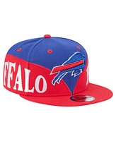 New Era Men's Royal/Red Buffalo Bills Split 9FIFTY Snapback Hat