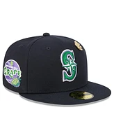 New Era Men's Navy Seattle Mariners 2025 Big League Chew 59FIFTY Fitted Hat