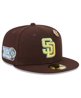 New Era Men's Brown San Diego Padres 2025 Big League Chew 59FIFTY Fitted Hat
