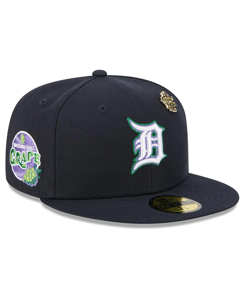 New Era Men's Navy Detroit Tigers 2025 Big League Chew 59FIFTY Fitted Hat