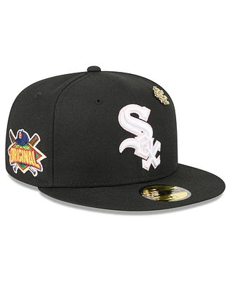 New Era Men's Black Chicago White Sox 2025 Big League Chew 59FIFTY Fitted Hat