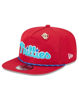 New Era Men's Red Philadelphia Phillies 2025 Big League Chew Golfer Snapback Hat