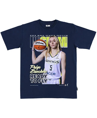 Slam Men's and Women's Paige Bueckers Navy Dallas Wings Cover T-Shirt