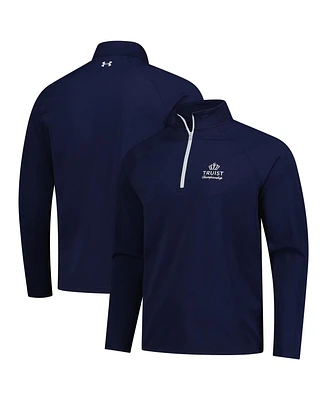 Under Armour Men's Navy Truist Championship Fusion Ottoman Raglan Quarter-Zip Pullover