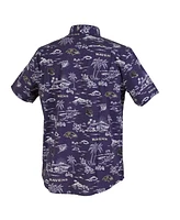 Reyn Spooner Men's Purple Baltimore Ravens Kekai Performance Button-Down Shirt