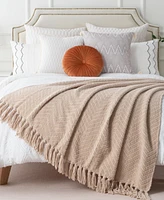 Battilo Herringbone Chenille Knit Throw, 50" x 60"