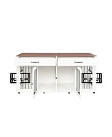 Furniture Style Dog Cage with Double Door